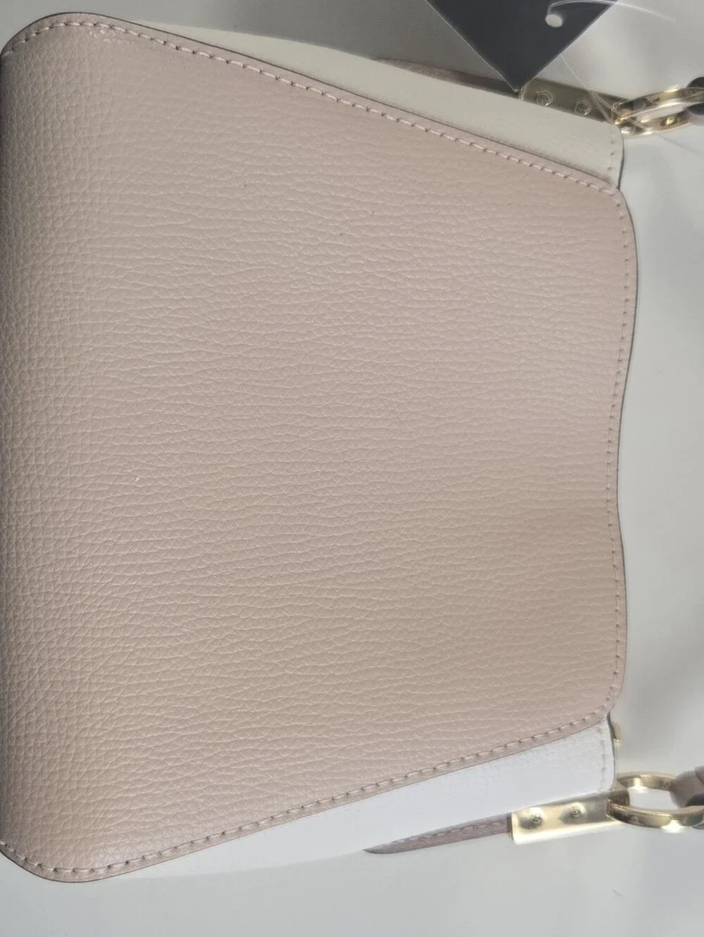 Kate Spade Pheobe Mini Convertible Crossbody Bag in Blush Pink and White